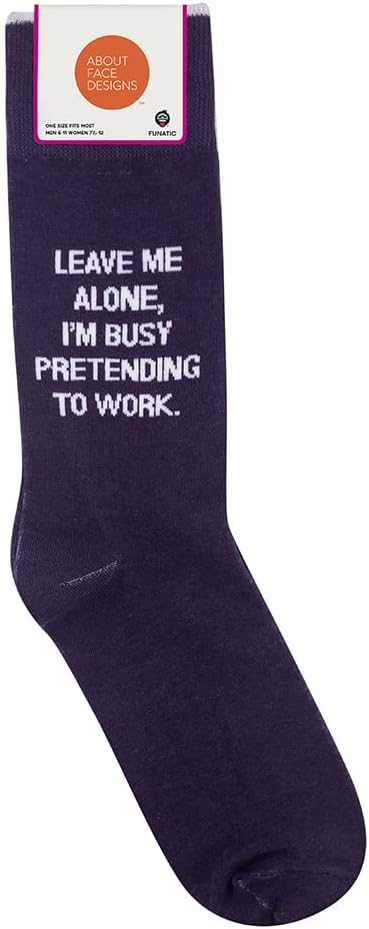 FUNATIC Socks with Funny Sayings - Novelty Gifts for Men, Women, Teens - Sarcastic, Profane, Rude