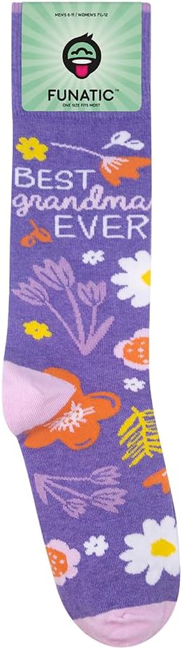 FUNATIC Funny and Crazy Socks with Sayings - Novelty Gifts for Men, Women, Teens