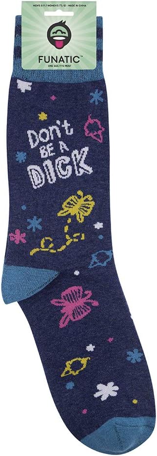 FUNATIC Funny and Crazy Socks with Sayings - Novelty Gifts for Men, Women, Teens