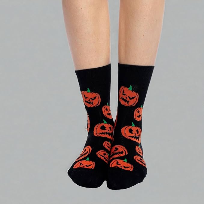 Cows in a Field Cotton Crew Socks by Good Luck Sock