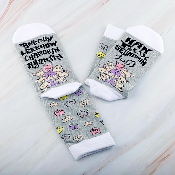 G2TUP Korean Pop Music Socks Groups Member Fans Gifts Korean Pop Member Socks Music Album Merch
