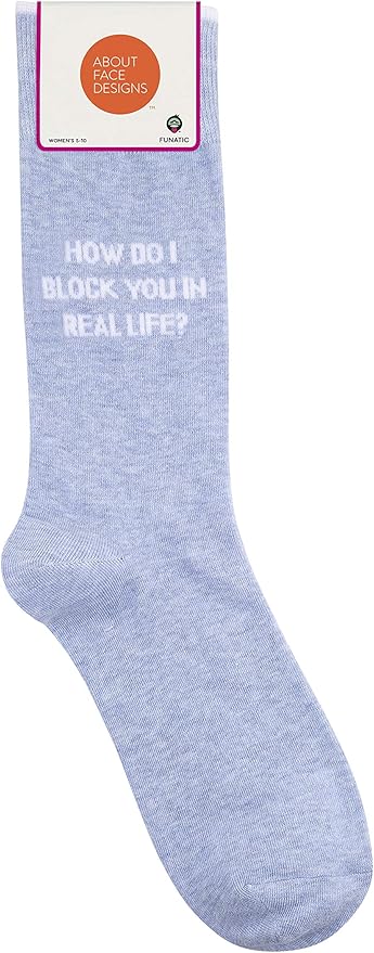 FUNATIC Socks with Funny Sayings - Novelty Gifts for Men, Women, Teens - Sarcastic, Profane, Rude