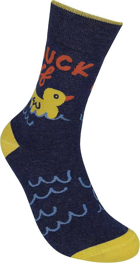 FUNATIC Funny and Crazy Socks with Sayings - Novelty Gifts for Men, Women, Teens