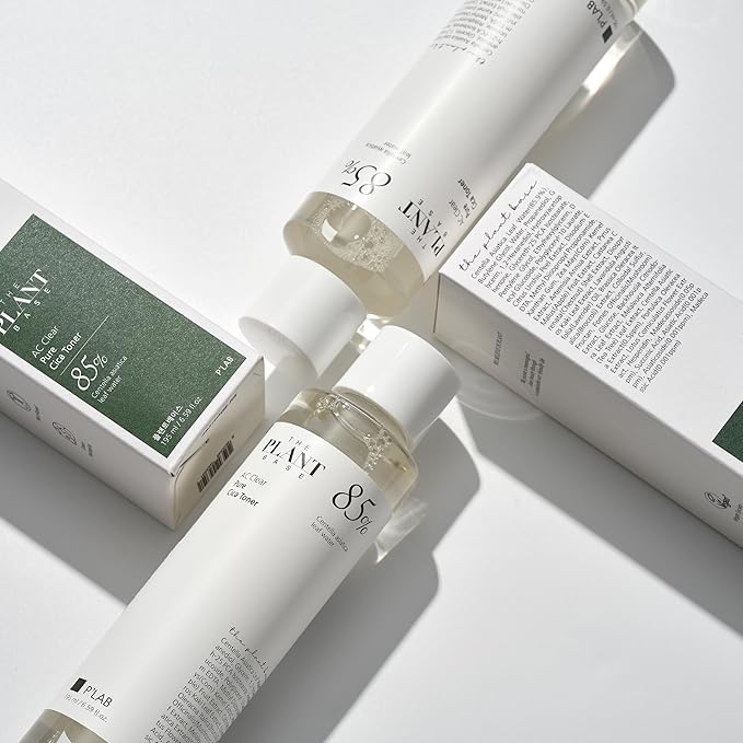 THE Plant Base CICA Distillate Toner 6.6 fl.oz - 85% Pure Centella Asiatica Distillate, Waterless Calming Face Toner for Blemish-Prone Sensitive Skin, Pore Care & Cooling, Vegan K-Beauty