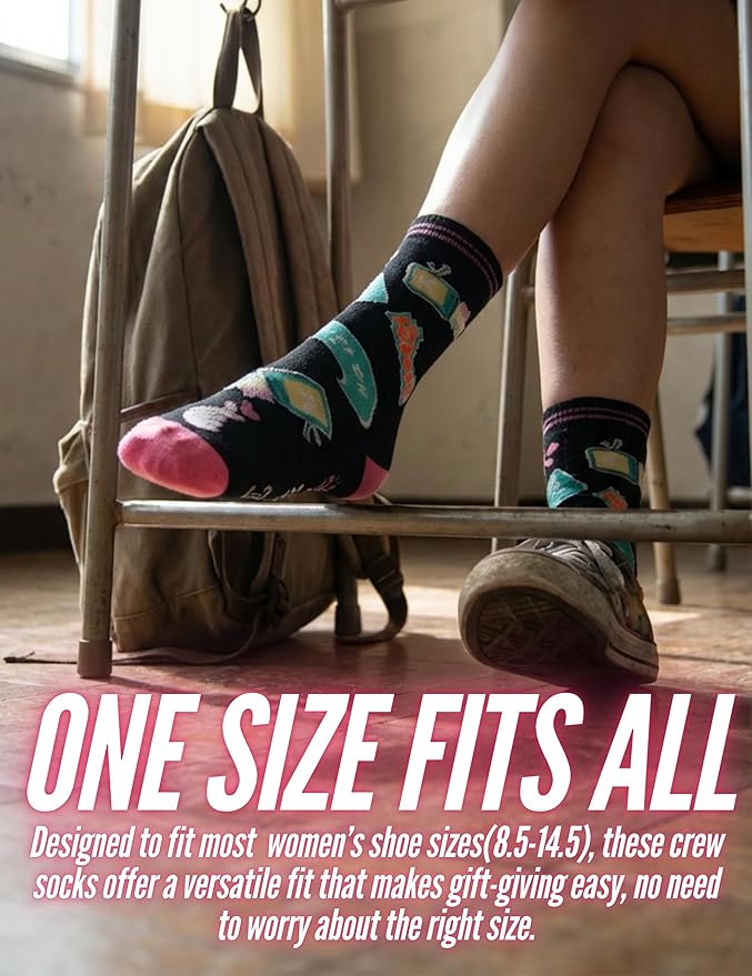 InnoBeta K Drama Gifts, Kpop Gifts Socks for Women Girls, One Size Crew Socks for K Drama K-Pop Lovers