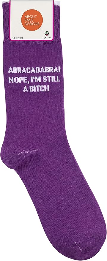 FUNATIC Socks with Funny Sayings - Novelty Gifts for Men, Women, Teens - Sarcastic, Profane, Rude