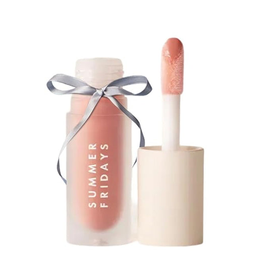 Summer Fridays Dream Lip Oil - Tinted Lip Oil with Moisturizing Sheer Coverage, High-Shine and Deep Hydration - Non-Sticky Formula for Long-Lasting Softness - Bare Sand (0.15 Oz)