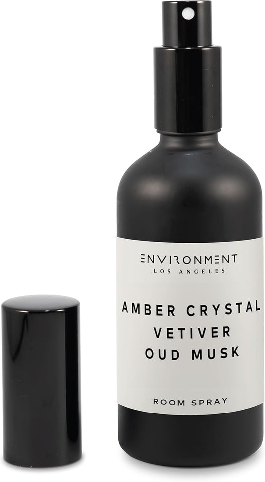 ENVIRONMENT Inspired by Designer Perfume BR540 Room Spray, 100ml Air Freshener (Amber Crystal | Vetiver | Oud Musk) Home Fragrance Accessories, Room Perfume, Room Deodorizer, Vegan & Cruelty-Free