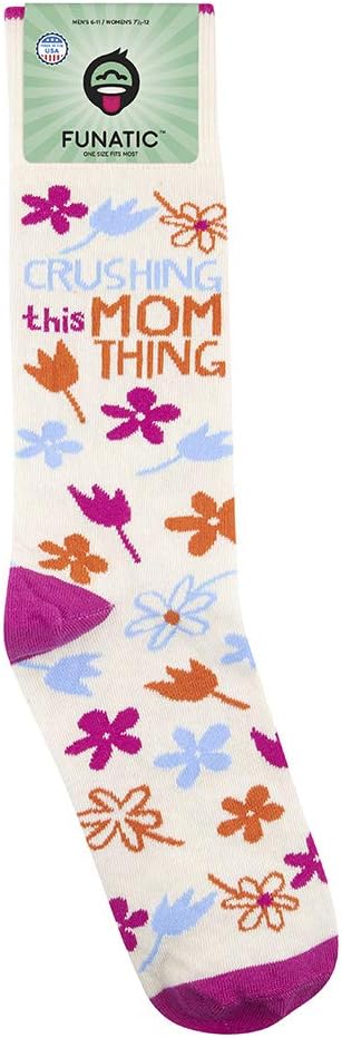 FUNATIC Funny and Crazy Socks with Sayings - Novelty Gifts for Men, Women, Teens