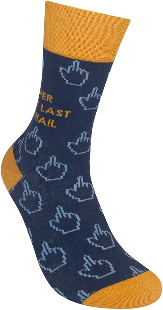 FUNATIC Socks with Funny Sayings - Novelty Gifts for Men, Women, Teens - Sarcastic, Profane, Rude