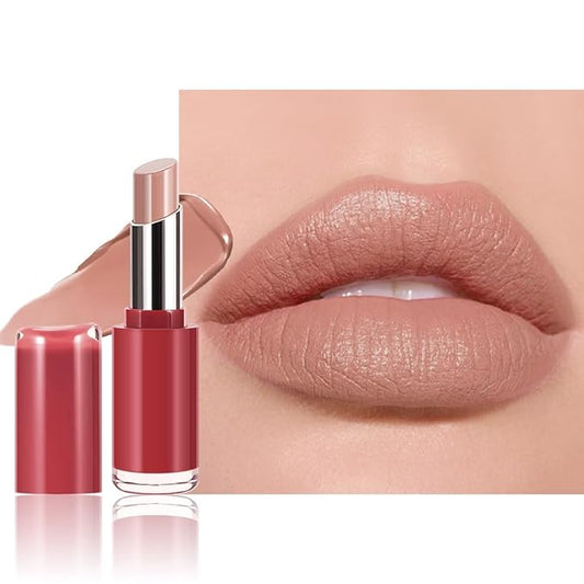 Honey Lipstick Tinted Lip Balm - Matte Tint Cream Lipsticks for All Skin Tones, Hydrating Lip Stain, Can be Buildable Blendable Nourishing Moisturizing Suitable for Women to Every Day Makeup 01