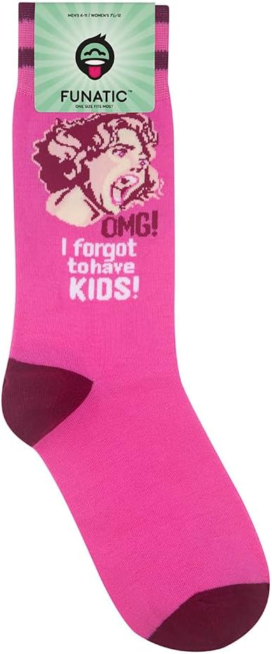 FUNATIC Funny and Crazy Socks with Sayings - Novelty Gifts for Men, Women, Teens