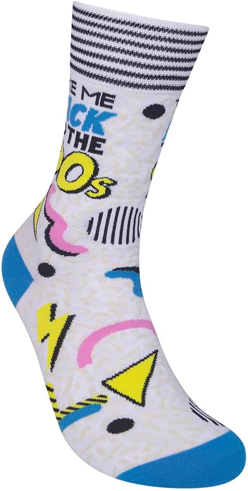 FUNATIC Funny and Crazy Socks with Sayings - Novelty Gifts for Men, Women, Teens