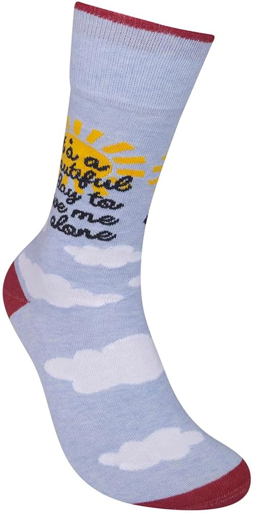 FUNATIC Funny and Crazy Socks with Sayings - Novelty Gifts for Men, Women, Teens
