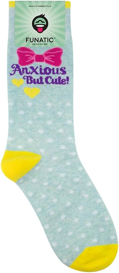 FUNATIC Funny and Crazy Socks with Sayings - Novelty Gifts for Men, Women, Teens