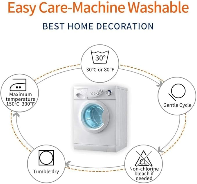 Cartoon Pillow Covers Throw Pillowcases Square Cushion Case Covers Home Decor for Couch Sofa Bedroom Car Office 18" x 18"