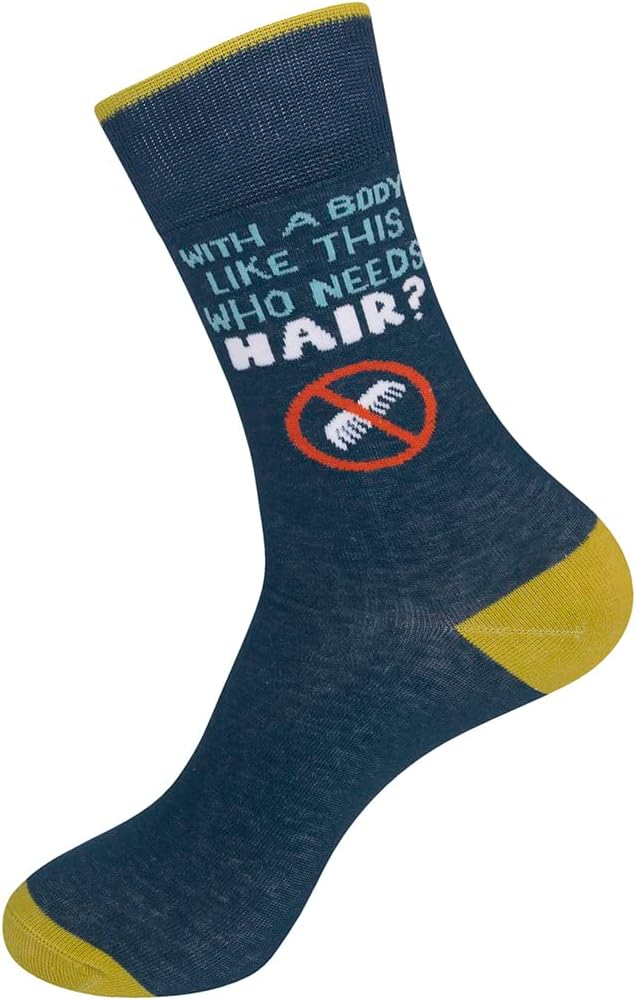 FUNATIC Funny and Crazy Socks with Sayings - Novelty Gifts for Men, Women, Teens