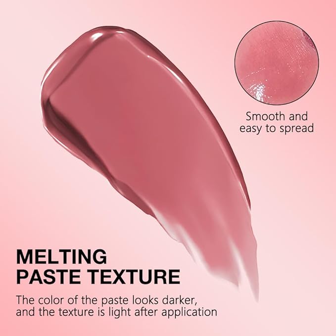 Pink Honey Butter Lipstick Tinted Lip Balm, Shine Moisturizing Plumper Lipstick for Women, Natural Nourishing Hydrating Lip Gloss Stain for Dry Lips, Lightweight Lip Liner Care Makeup, Vegan