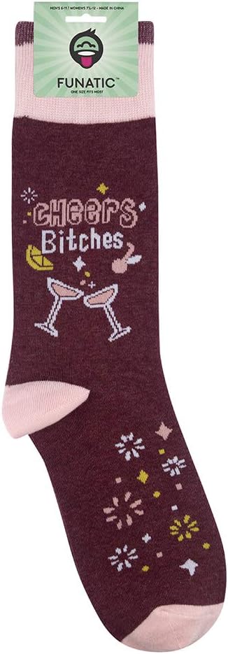 FUNATIC Socks with Funny Sayings - Novelty Gifts for Men, Women, Teens - Sarcastic, Profane, Rude