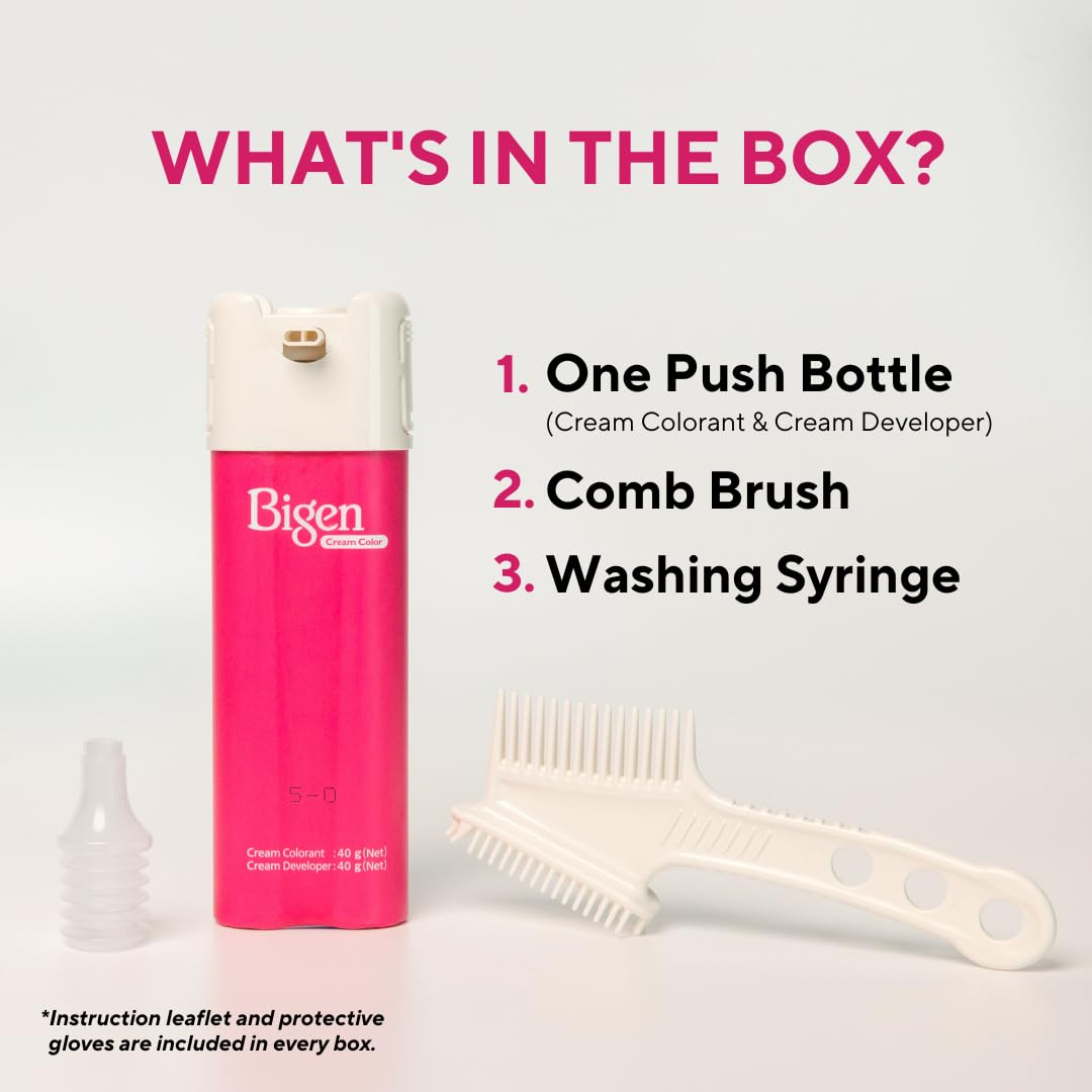 Bigen One Push 4M Mocha Brown - 2 Pack