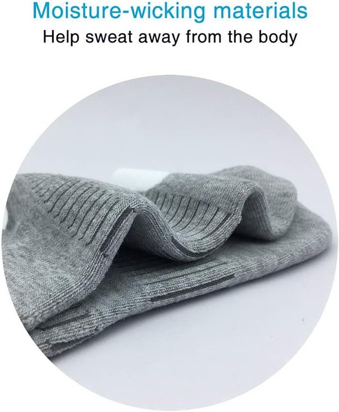 BERING Women's Athletic Running Cushioned Ankle Socks (6 Pairs)