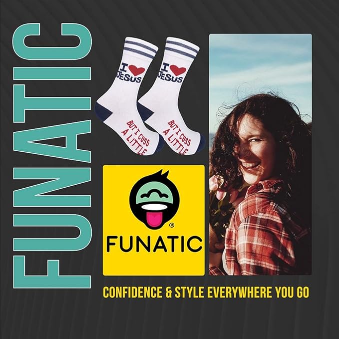 FUNATIC Socks with Funny Sayings - Novelty Gifts for Men, Women, Teens - Sarcastic, Profane, Rude