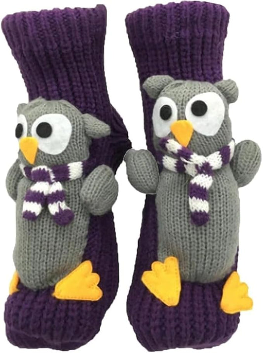 Animal Socks, Cute Plush Animals Hug Sock for Women, Long Stocking Sock for Christmas Gifts, Cozy Fall & Winter