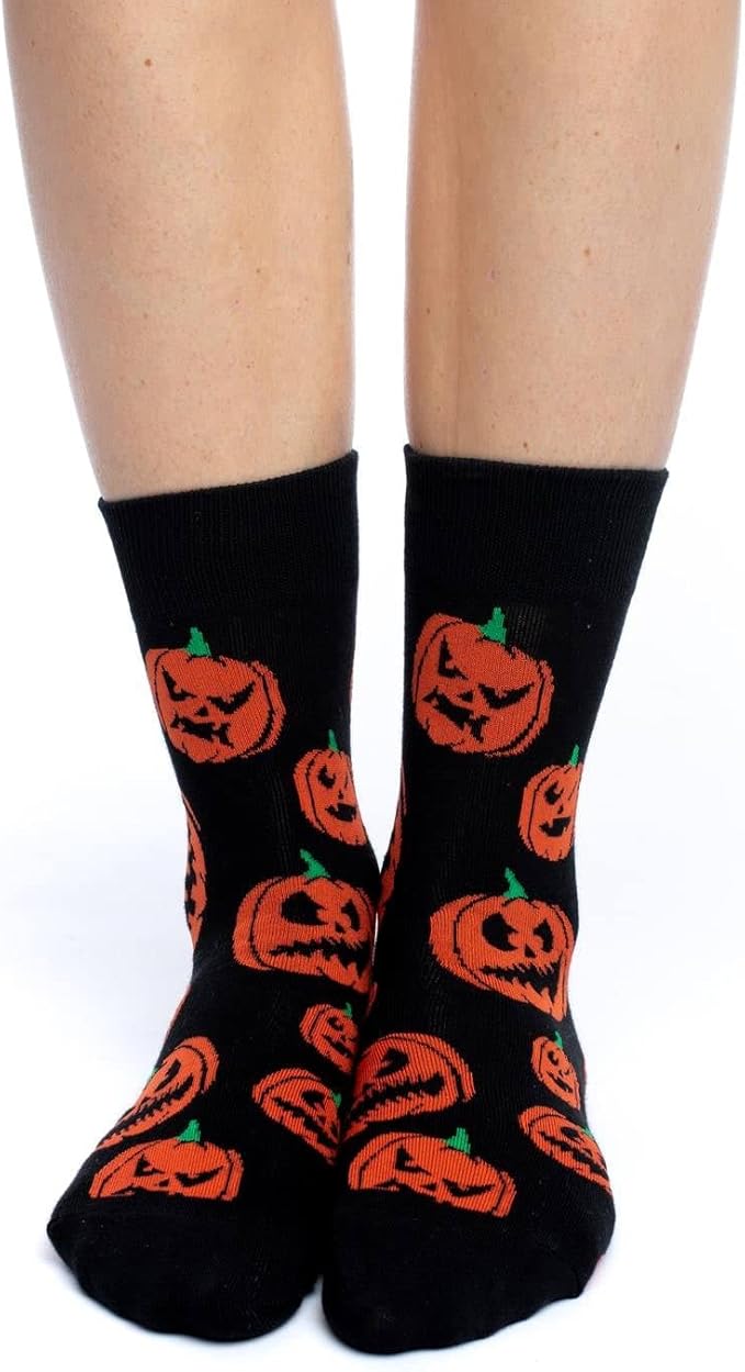 Cows in a Field Cotton Crew Socks by Good Luck Sock