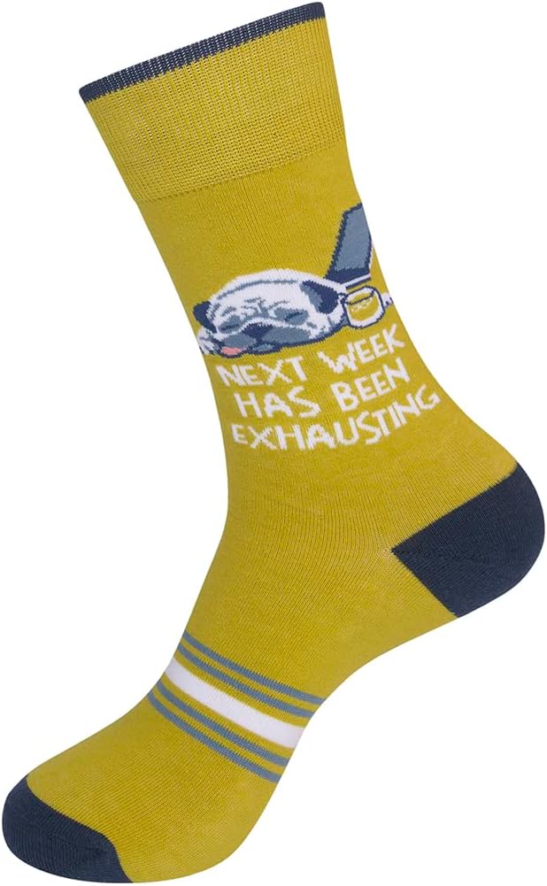 FUNATIC Funny and Crazy Socks with Sayings - Novelty Gifts for Men, Women, Teens