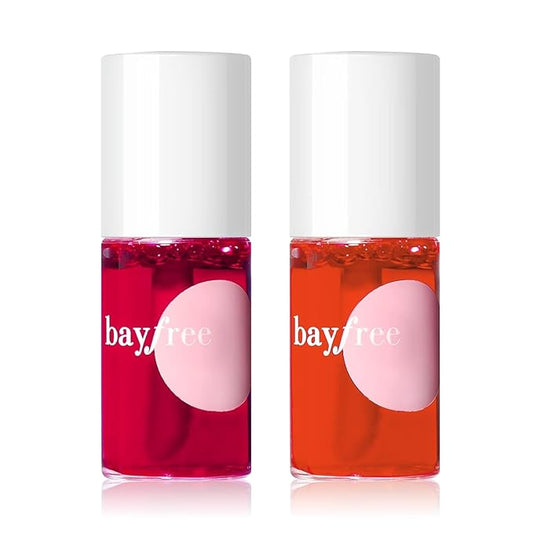 bayfree Lip Tint Stain Set, Korean Water Tint Lightweight Non-sticky, Waterproof Long Lasting Liquid Blush & Lip Stain, Transfer-Proof, Matte Finish Lip Color Makeup (juicy)