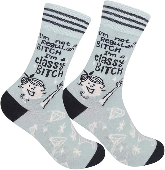 FUNATIC Funny and Crazy Socks with Sayings - Novelty Gifts for Men, Women, Teens