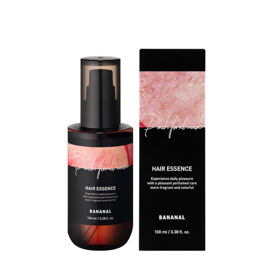 Perfumed Hair Oil & Serum – Korean Hair Essence for Shine, Damage Repair & Frizz Control – Argan Oils & Amino Acids – Sulfate & Paraben-Free – Peach Floral Musk, 100ml / 3.38 fl oz