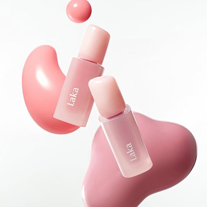 Laka Popping Balloon Lip Stain, 4.5g/0.15oz, Glossy Plumping Lip Tint, Moisturizing, Non-Sticky Texture for All-Day Hydration, Vegan, K-Beauty (#511 Spritzy)
