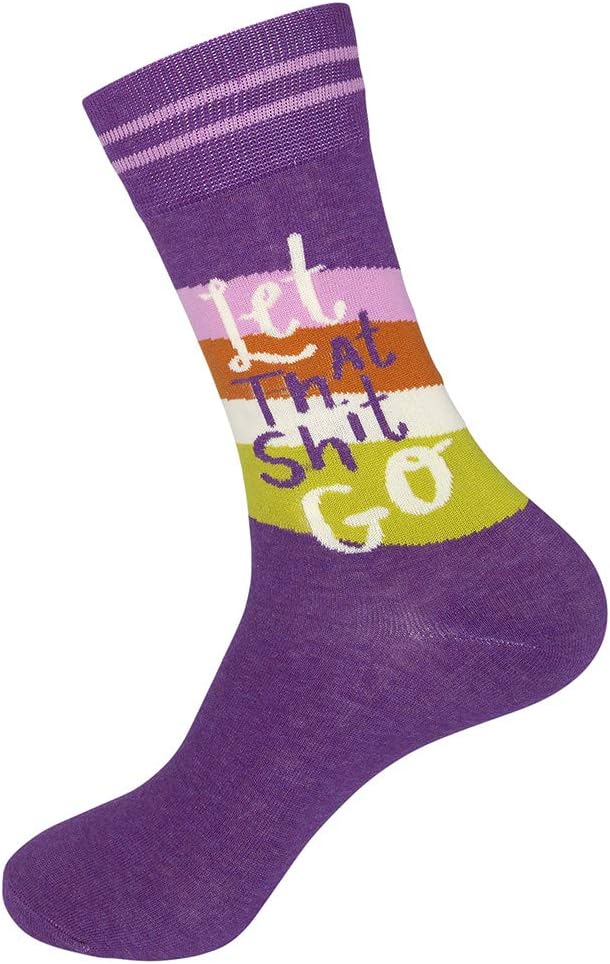 FUNATIC Funny and Crazy Socks with Sayings - Novelty Gifts for Men, Women, Teens