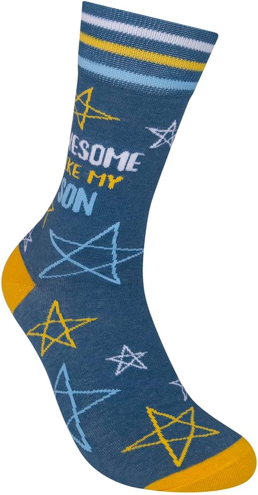 FUNATIC Funny and Crazy Socks with Sayings - Novelty Gifts for Men, Women, Teens