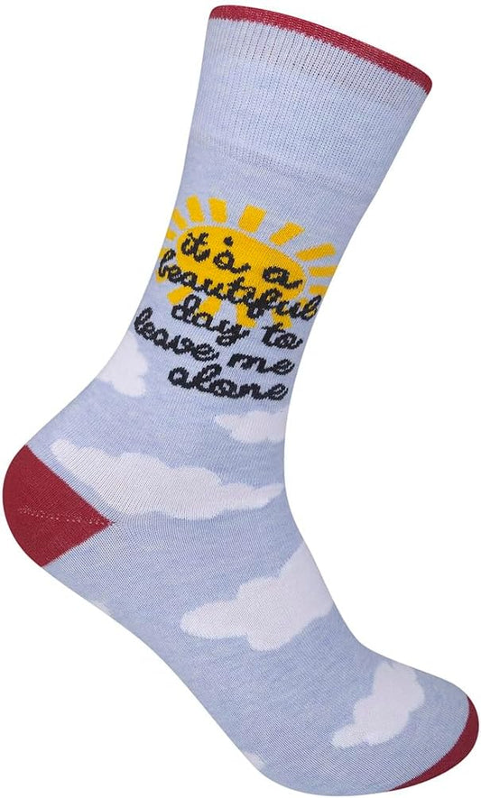 FUNATIC Funny and Crazy Socks with Sayings - Novelty Gifts for Men, Women, Teens