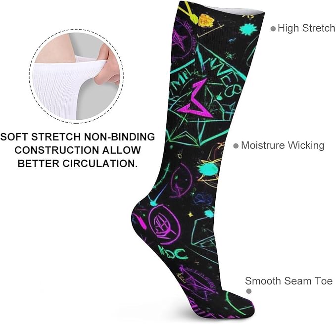 Women's Comfortable And Breathable Socks Fashion Dress Decor Socks