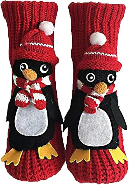 Animal Socks, Cute Plush Animals Hug Sock for Women, Long Stocking Sock for Christmas Gifts, Cozy Fall & Winter