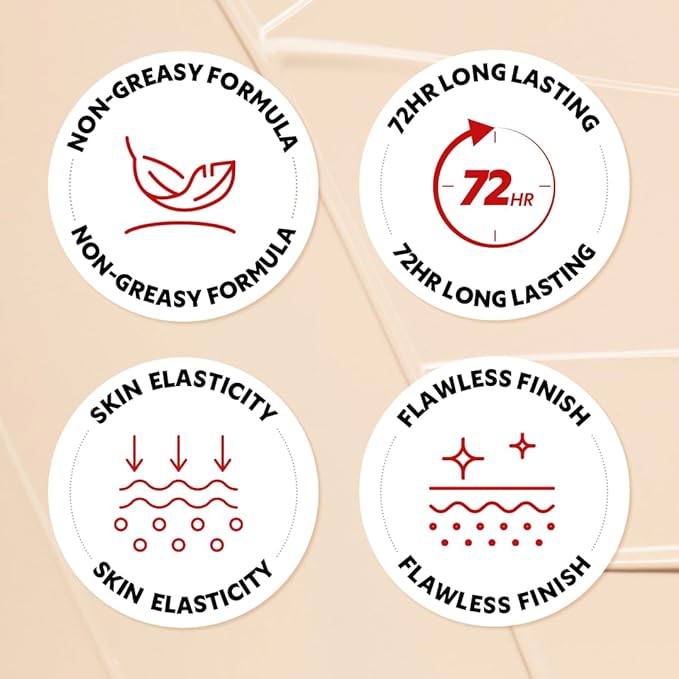 [*Mini Size*] TIRTIR Mask Fit Red Cushion Foundation | Full coverage, Weightless, Skin fit, Satin Glow Finish, Korean Makeup BB Foundation, beauty, Tattoo cover up, Buildable (#34N Pecan, 0.15 Fl Oz)