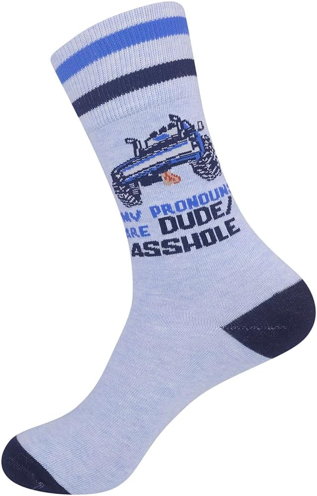 FUNATIC Socks with Funny Sayings - Novelty Gifts for Men, Women, Teens - Sarcastic, Profane, Rude