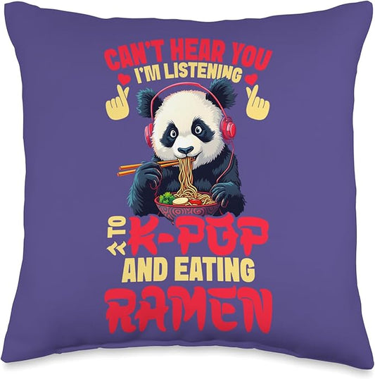 Kpop Funny K-pop K pop Throw Pillow