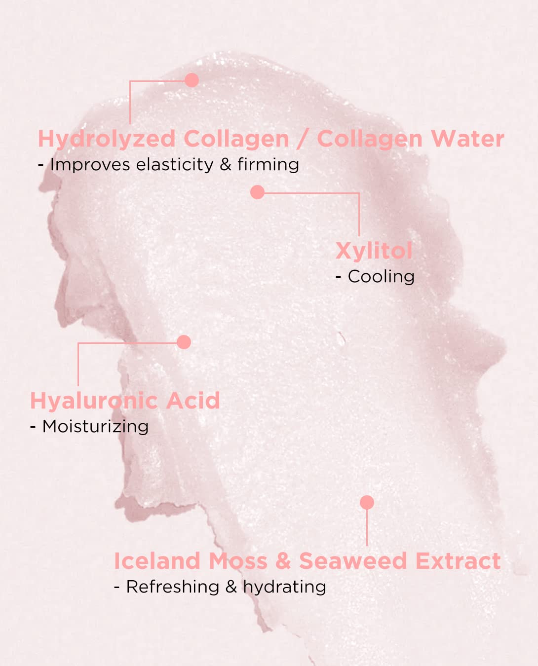 THESAEM Iceland Hydrating Collagen Eye Stick 0.24oz - Anti-wrinkle Moisturizing Eye Balm for Saggy Skin – Under Eye Treatment - Balm to Smooth Skin Texture - Rose Scent