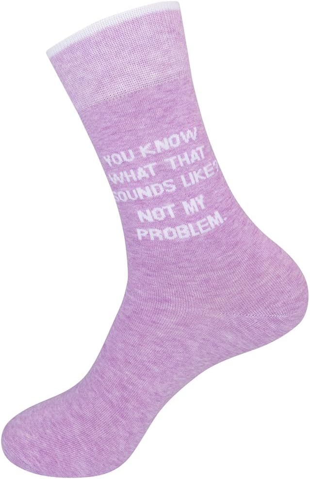 FUNATIC Socks with Funny Sayings - Novelty Gifts for Men, Women, Teens - Sarcastic, Profane, Rude