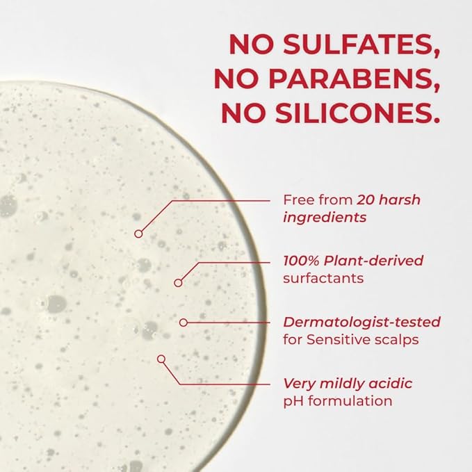 MOEV ANNURCATIN Shampoo | Korean Apple Hair Care for Strength and Volume in Thinning Hair | Adds Lift | Paraben-Free | Suitable for All Hair Types (17.75 fl.oz, Apple & Vanilla)