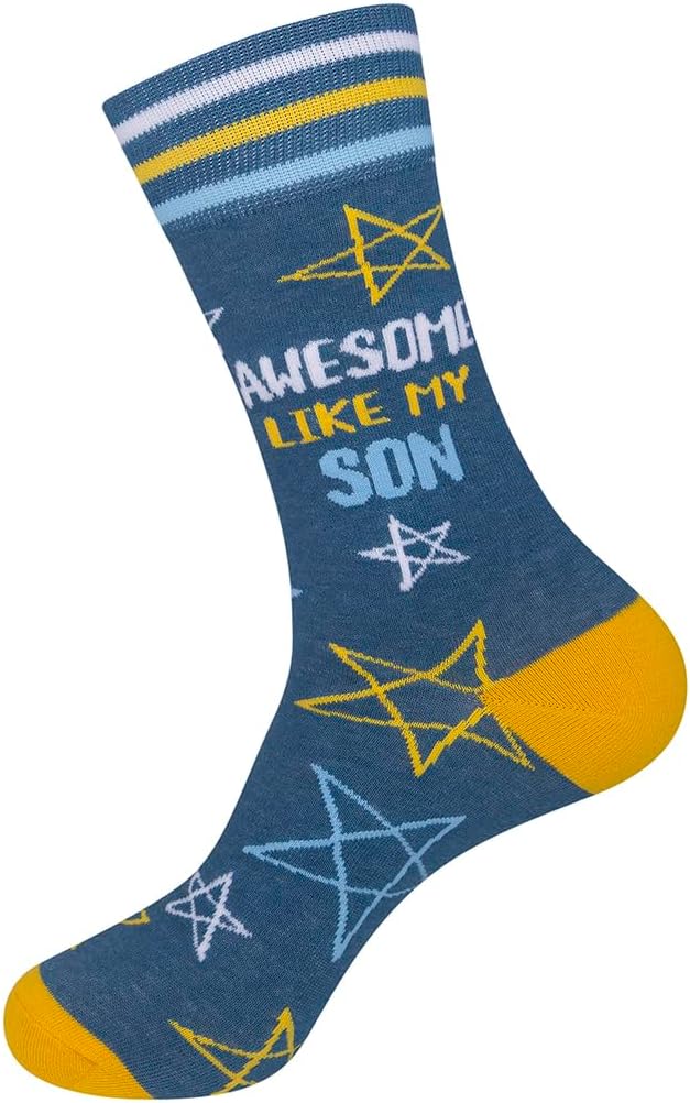 FUNATIC Funny and Crazy Socks with Sayings - Novelty Gifts for Men, Women, Teens