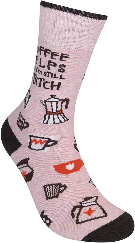 FUNATIC Funny and Crazy Socks with Sayings - Novelty Gifts for Men, Women, Teens