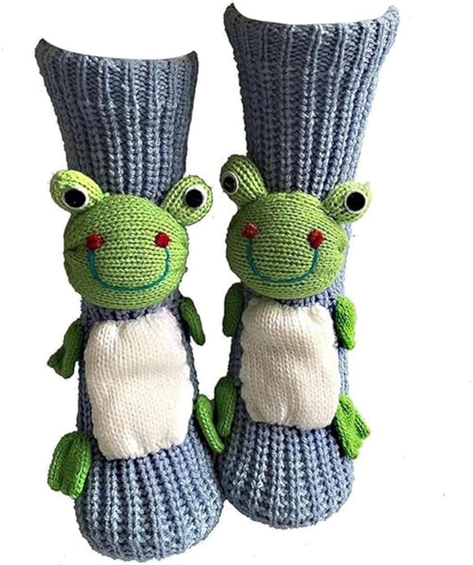 Animal Socks, Cute Plush Animals Hug Sock for Women, Long Stocking Sock for Christmas Gifts, Cozy Fall & Winter