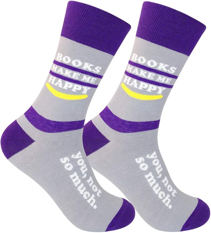 FUNATIC Socks with Funny Sayings - Novelty Gifts for Men, Women, Teens - Sarcastic, Profane, Rude