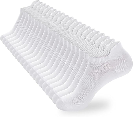 Ankle Socks Women's and Mens - 6/10 Pairs Low Cut Tab & No Show Athletics Running Socks