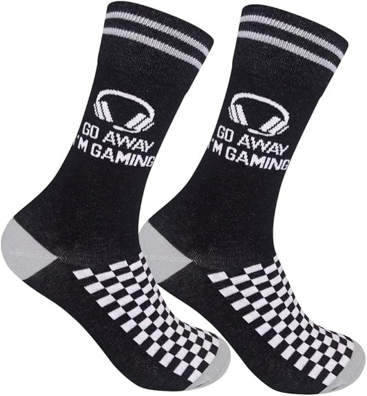 FUNATIC Funny and Crazy Socks with Sayings - Novelty Gifts for Men, Women, Teens